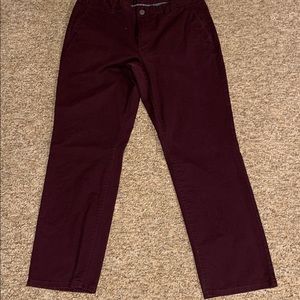 Men’s Burgundy Bonobos Chinos Size 34 X 30
